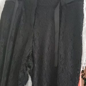Lace pants